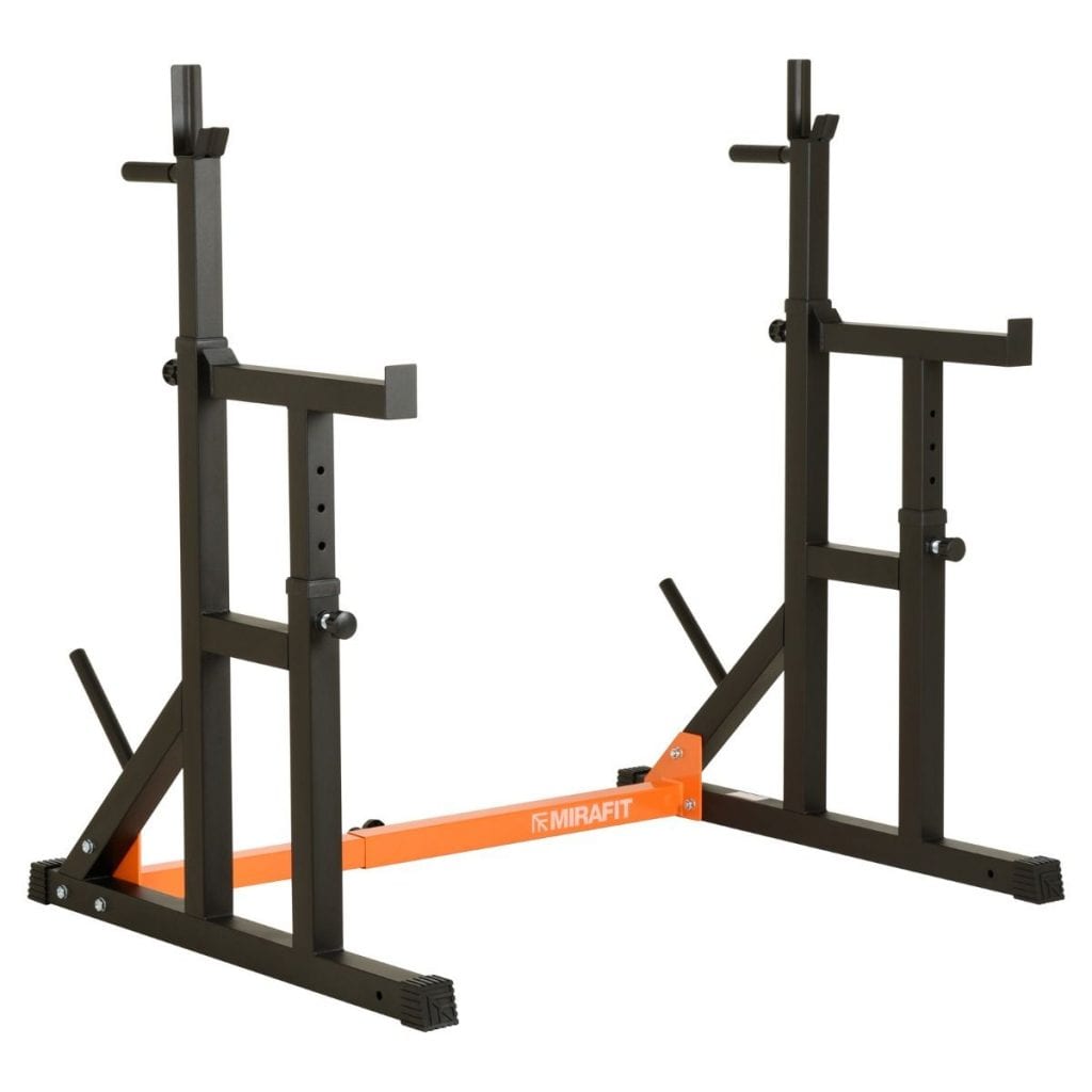 Adjustable squat rack