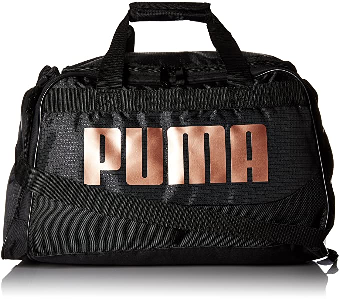 puma black workout bag