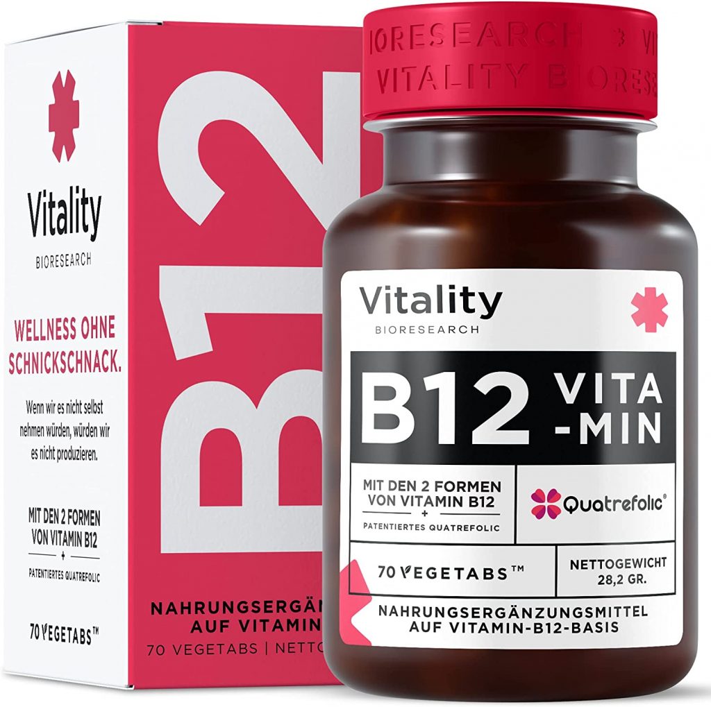 Vitality B12 bottle