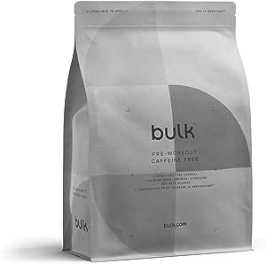 Bulk Pre-Workout Caffeine-Free bag