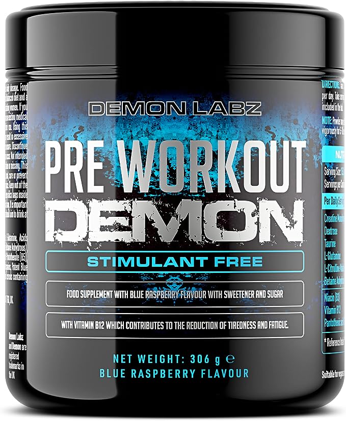 Demon Labz Stim Free Pre-Workout Demon tub